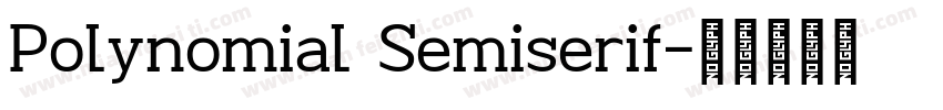 Polynomial Semiserif字体转换